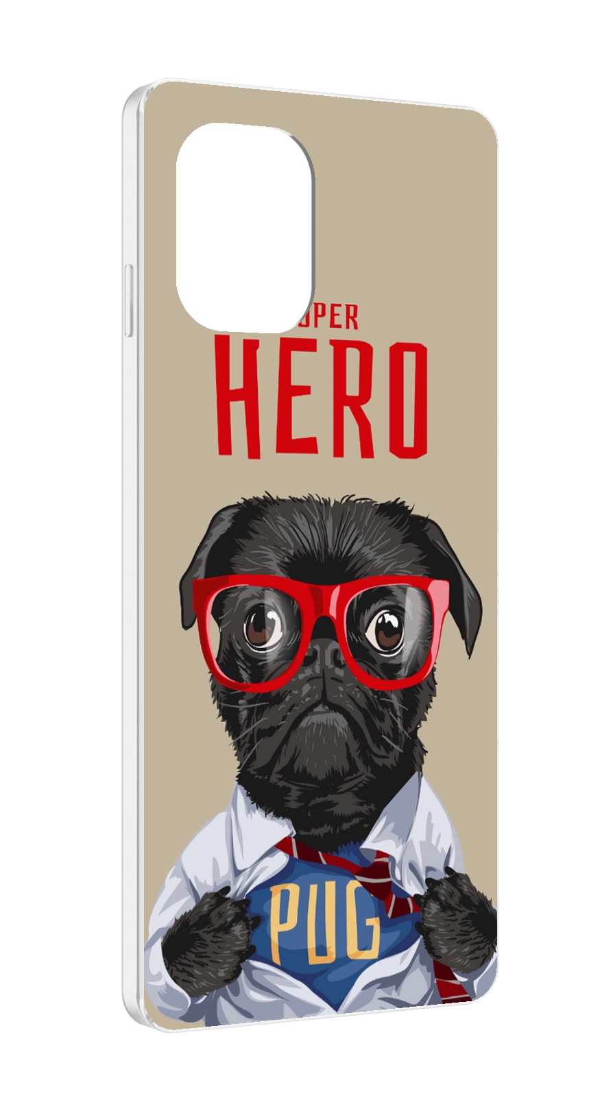 Чехол MyPads Герой-PUG для UMIDIGI Power 7