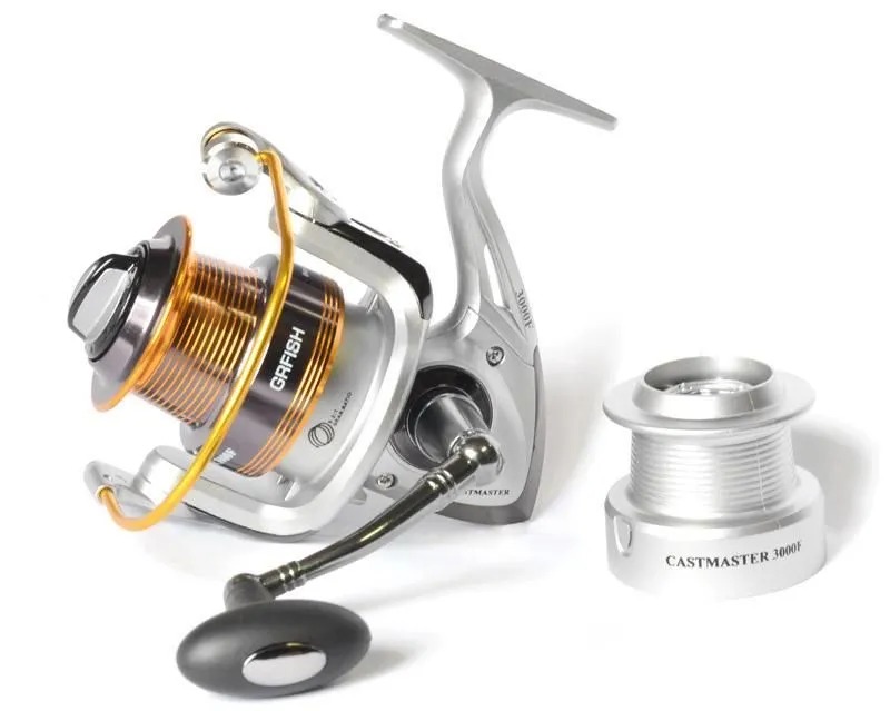

Катушка для рыбалки GRFish Castmaster 4000F, Серебристый;золотистый, Castmaster 4000F