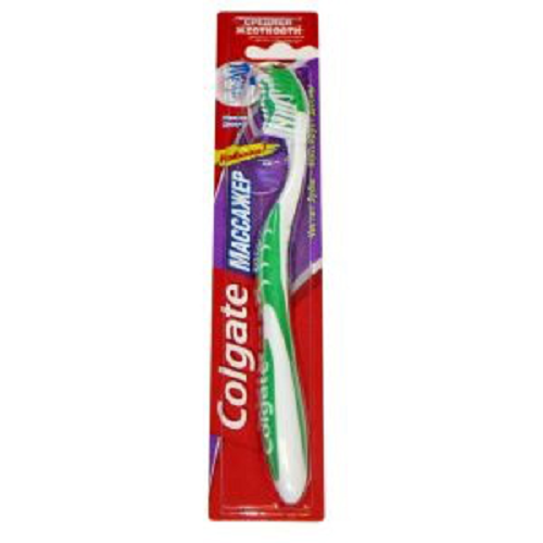 

Зубная щетка Colgate Массажер салатовая