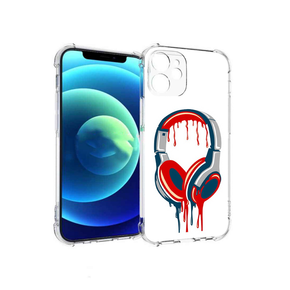 

Чехол MyPads Tocco для Apple iPhone 12 mini не делай громко (PT157566.610.517), Прозрачный, Tocco