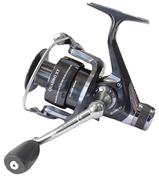 

Катушка для рыбалки GRFish Quadro XT 3000R, Серебристый;черный, Quadro XT 3000R