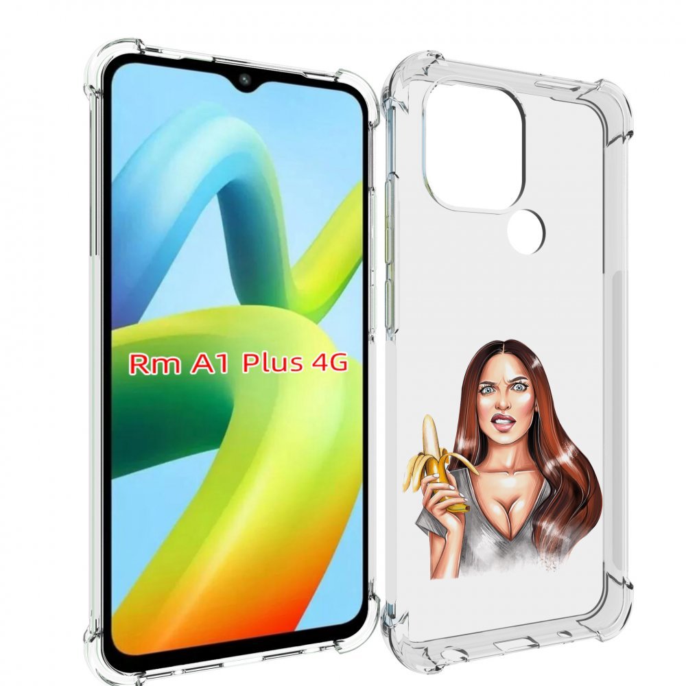 

Чехол MyPads девушка-с-бананом для Xiaomi Redmi A1 Plus +, Прозрачный, Tocco