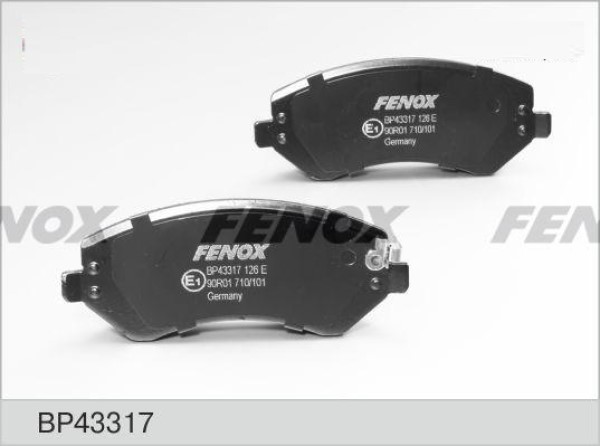 

Колодки дисковые передние \ Chrysler Voyager 00 , Jeep Grand Cheroke FENOX BP43317 BP43317