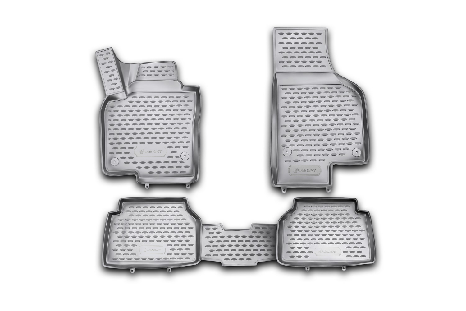 

Коврики 3D в салон VW Tiguan 10/2007-2016, 4 шт. (полиуретан)
