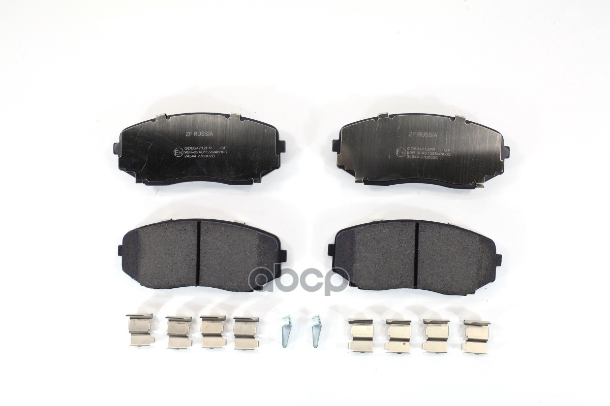 

Колодки Тормозные Mazda Cx-7/Cx-9 07- Передние ZFR GDB3471ZFR