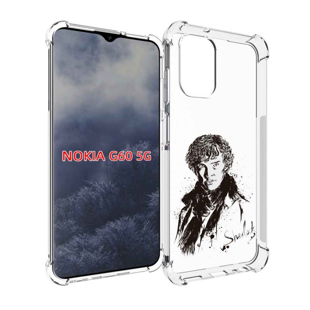 

Чехол MyPads шерлок холмс портрет для Nokia G60 5G, Прозрачный, Tocco