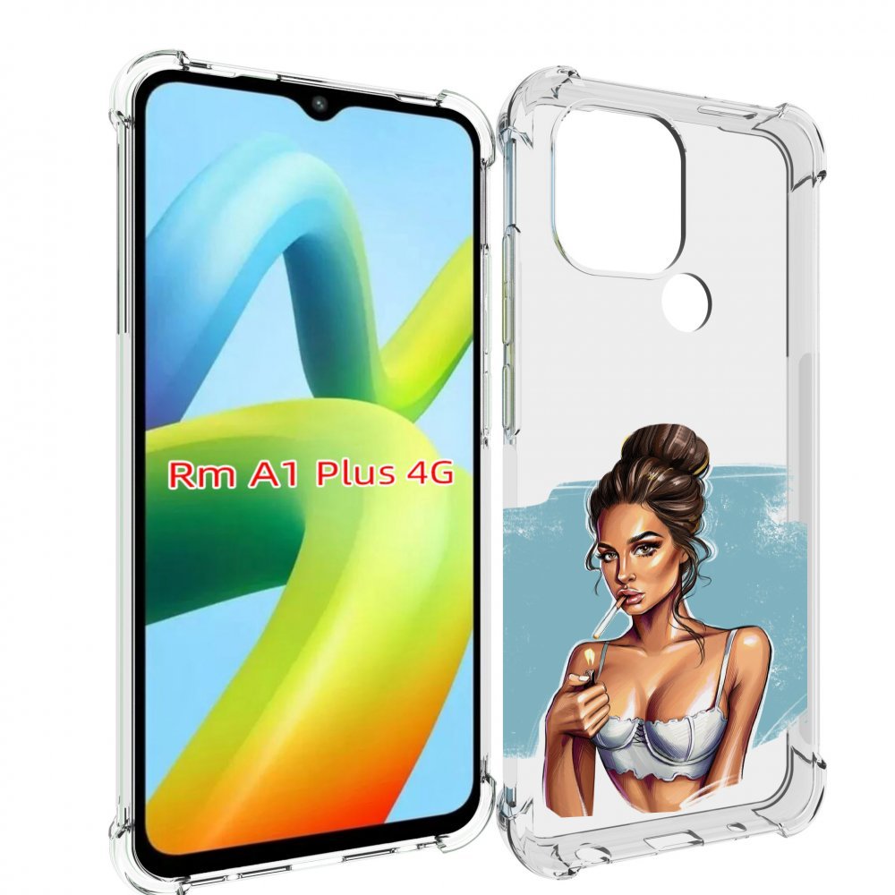 

Чехол MyPads девушка-с-зажигалкой для Xiaomi Redmi A1 Plus +, Прозрачный, Tocco