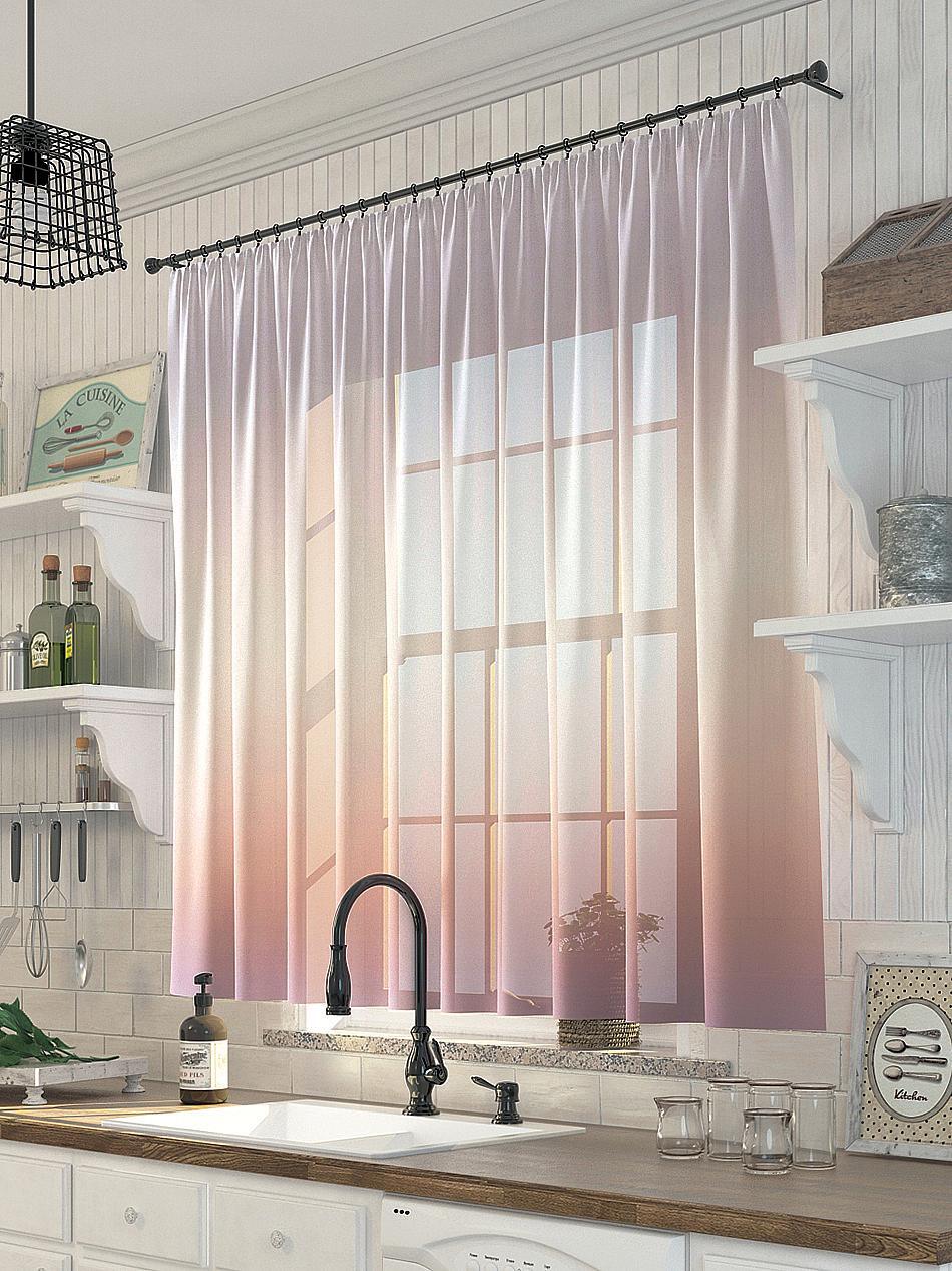 

Тюль AT HOME / шторы в комнату 300х150 см / Амбер, 533161