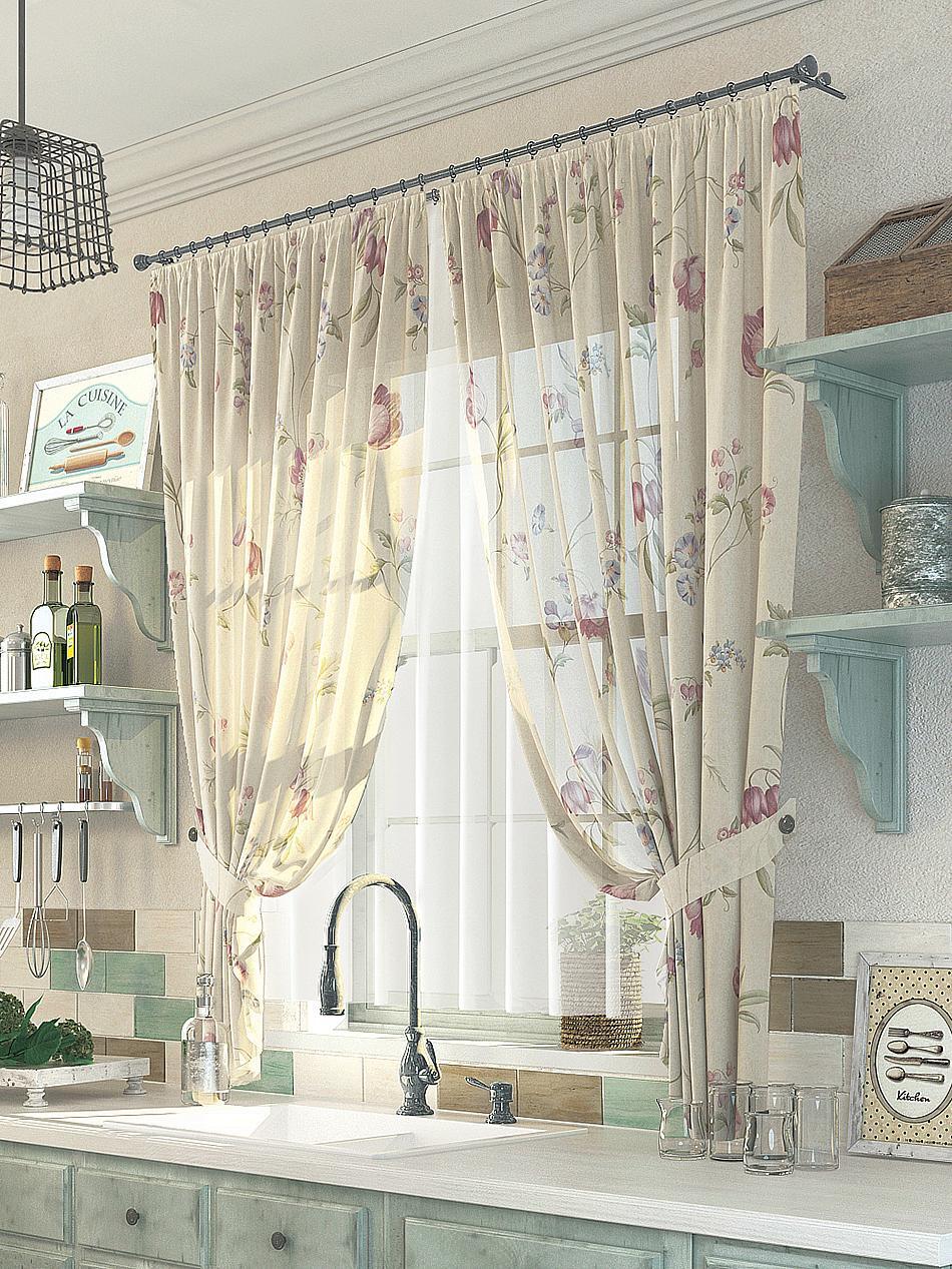 

Тюль AT HOME / шторы в комнату 150х180 см / Гейли, 976018