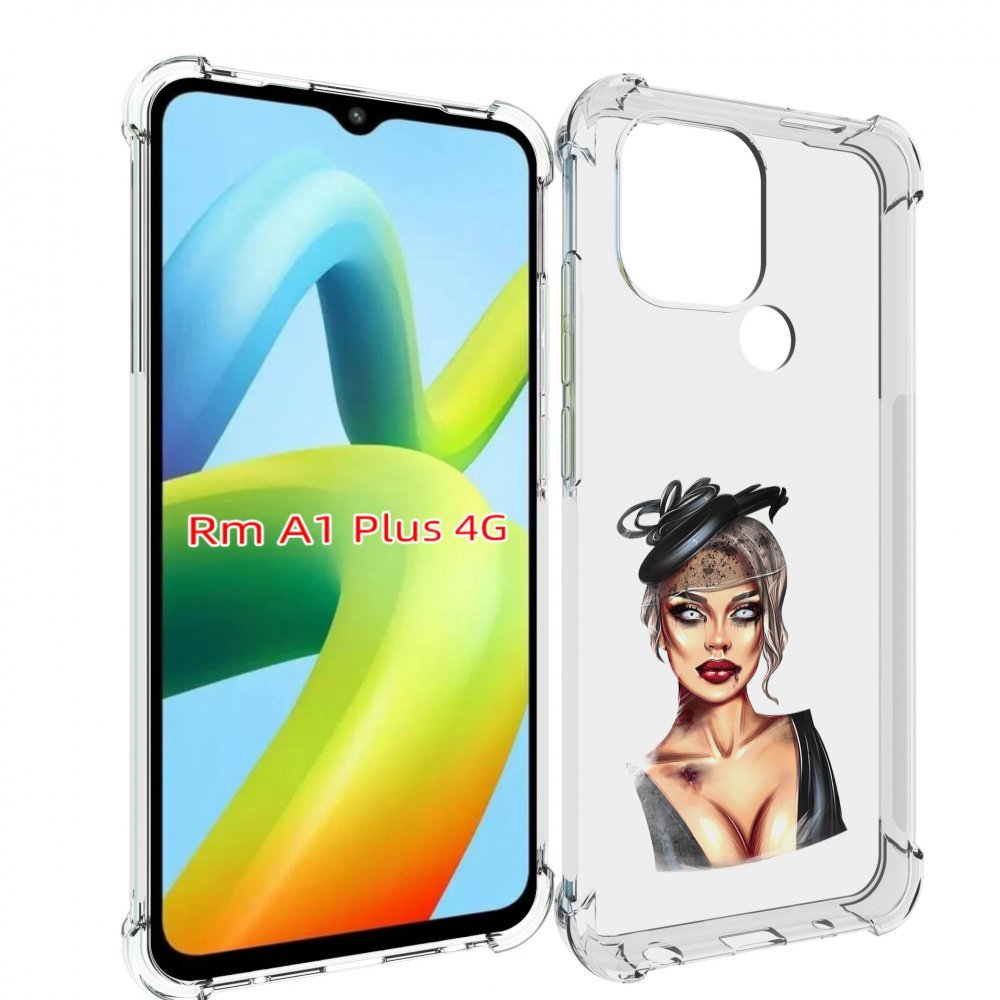 

Чехол MyPads девушка-с-линзами для Xiaomi Redmi A1 Plus +, Прозрачный, Tocco