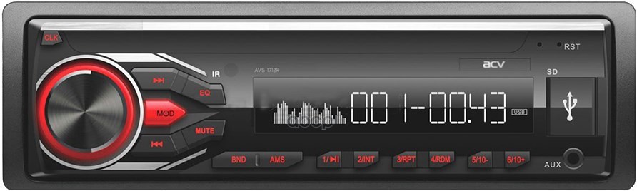 Магнитола Автомобильная 1Din Acv ACV арт AVS-1712R 337900₽