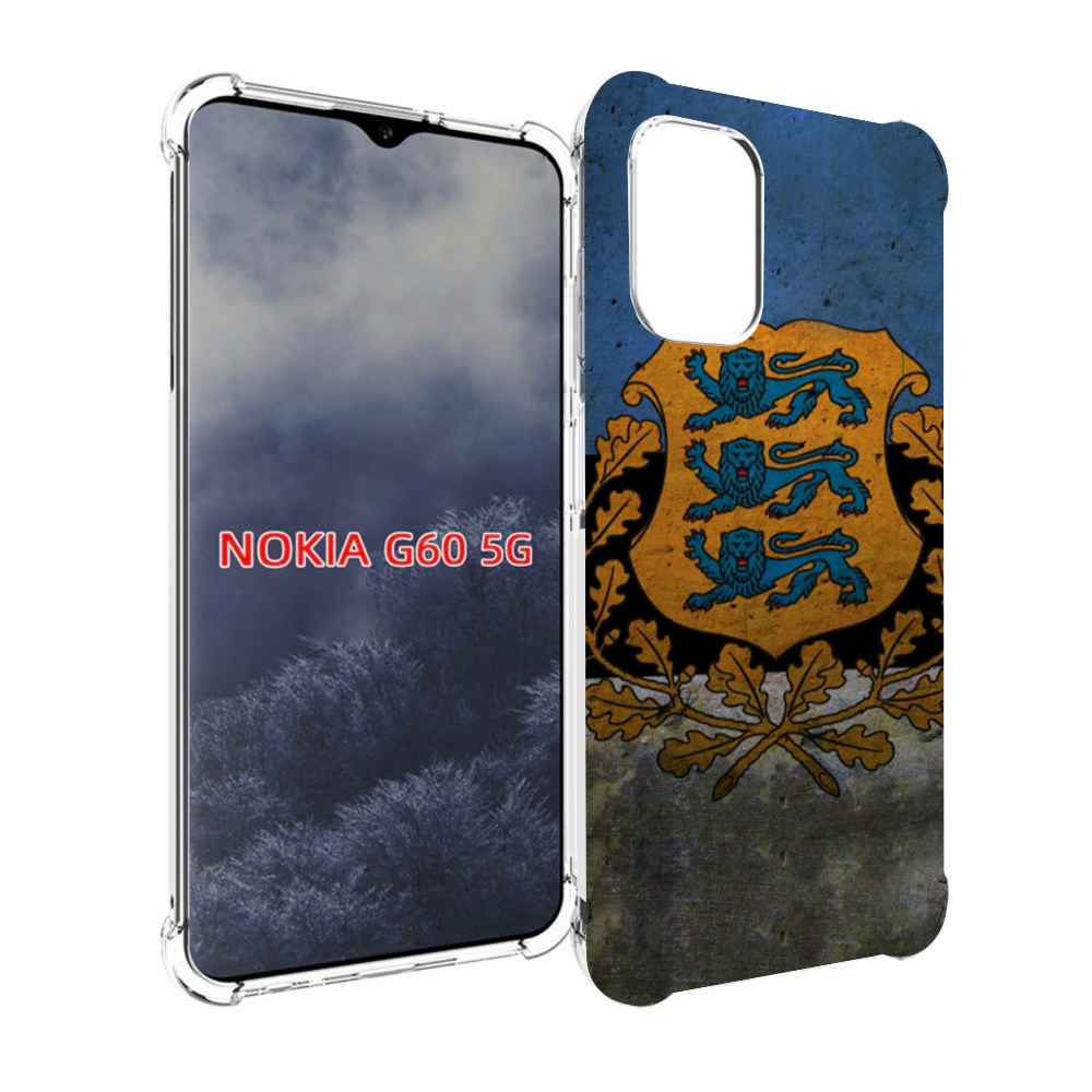 

Чехол MyPads герб флаг эстонии для Nokia G60 5G, Прозрачный, Tocco