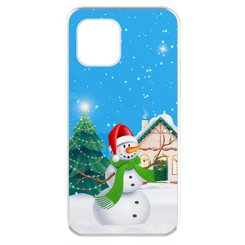 

Чехол-накладка Krutoff Clear Case Снеговик для iPhone 11 Pro
