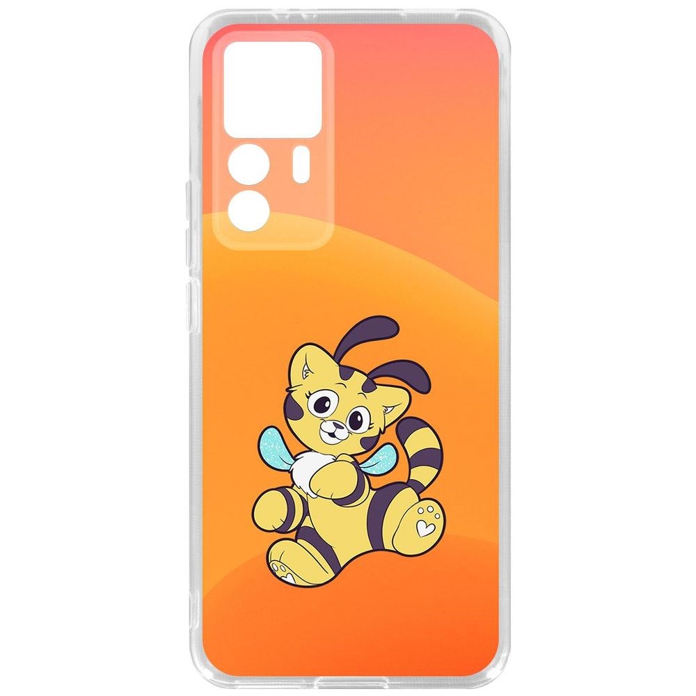 

Чехол-накладка Кейс Хаги Ваги - Кошка-Пчёлка для Xiaomi 12T Pro, Прозрачный