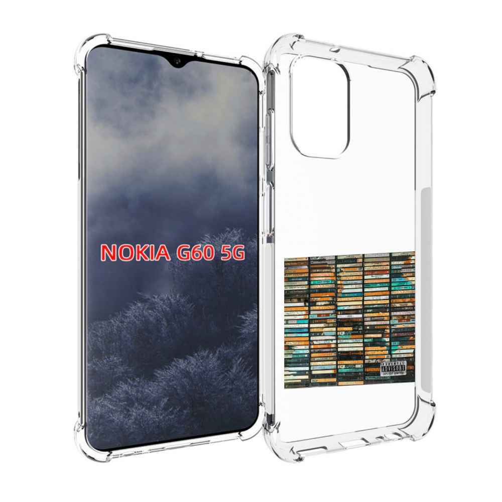 

Чехол MyPads 2004 Скриптонит для Nokia G60 5G, Прозрачный, Tocco