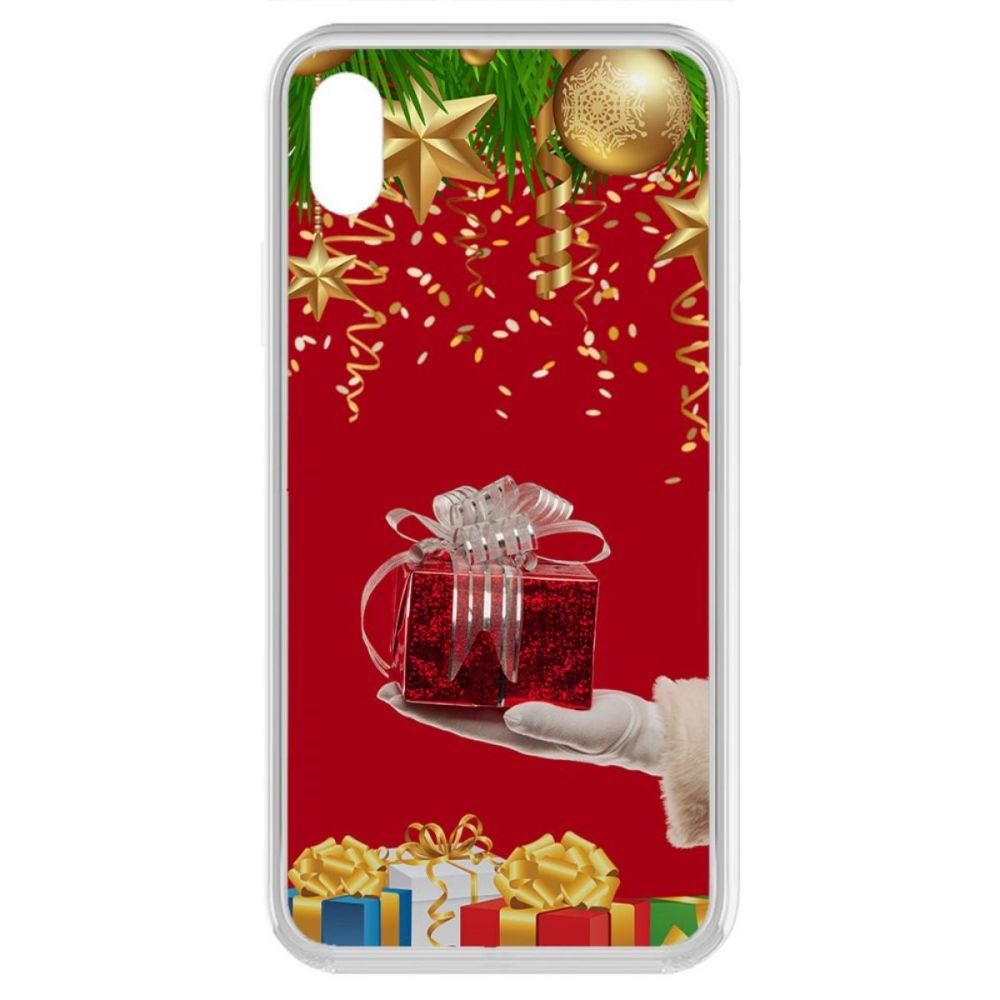 

Чехол-накладка Krutoff Clear Case Подарки для iPhone XR