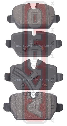 

Тормозные колодки Akyoto дисковые задние AKD19202