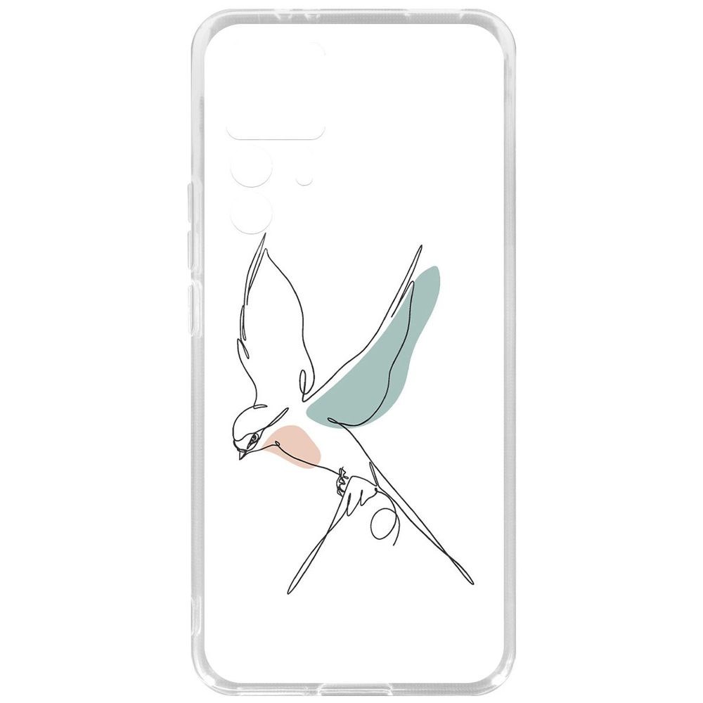 

Чехол-накладка Кейс Полет для Xiaomi 12T Pro, Прозрачный