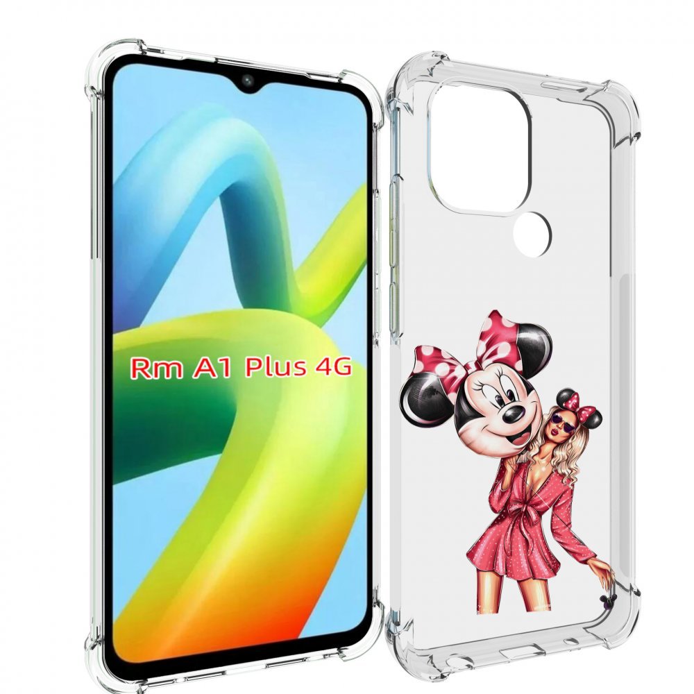 

Чехол MyPads девушка-с-шариком женский для Xiaomi Redmi A1 Plus +, Прозрачный, Tocco