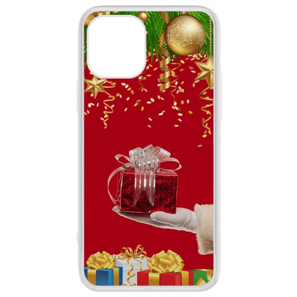 

Чехол-накладка Krutoff Clear Case Подарки для iPhone 12 Pro