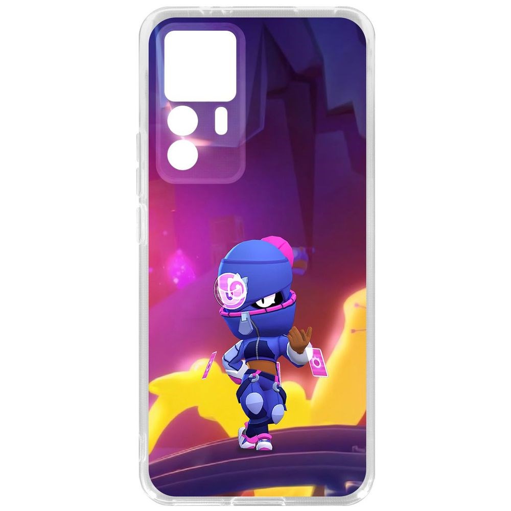 

Чехол-накладка Кейс Brawl Stars-Ниндзя Тара для Xiaomi 12T Pro, Прозрачный