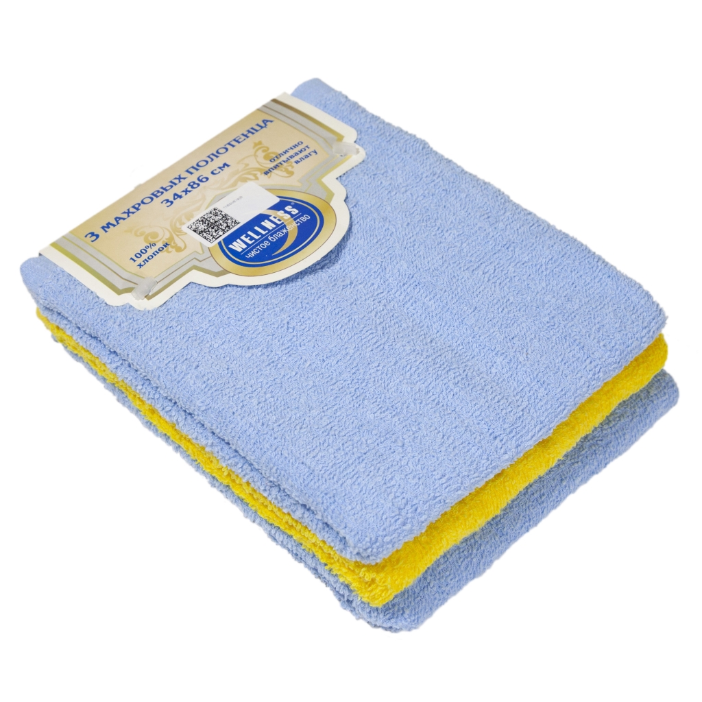 

Полотенце в коробке, тубусе и наборы WELLNESS, ТОП_3, 34x86, Кухонное полотенце Топ 3 100% хлопок