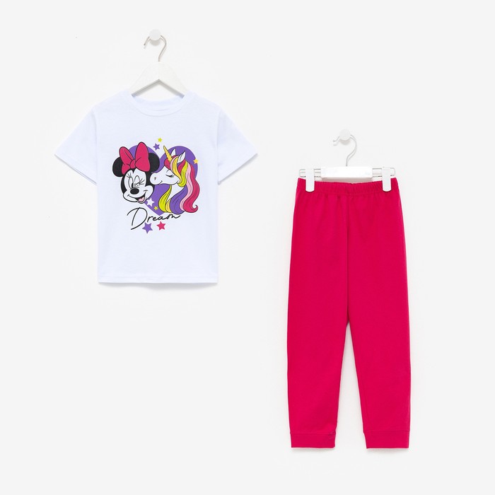 

Костюм детский Disney Р00000632, розовый, белый, 122, Минни Маус