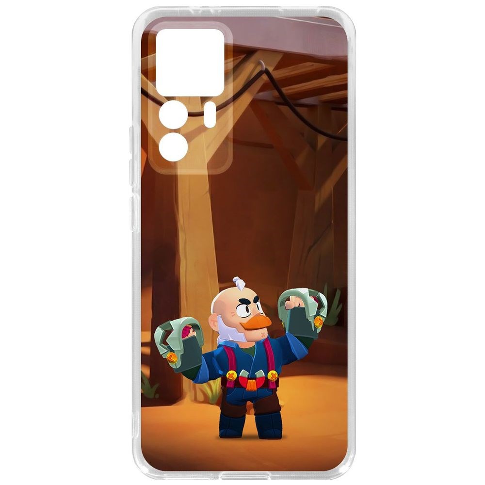 

Чехол-накладка Кейс Brawl Stars-Сэм для Xiaomi 12T Pro, Прозрачный