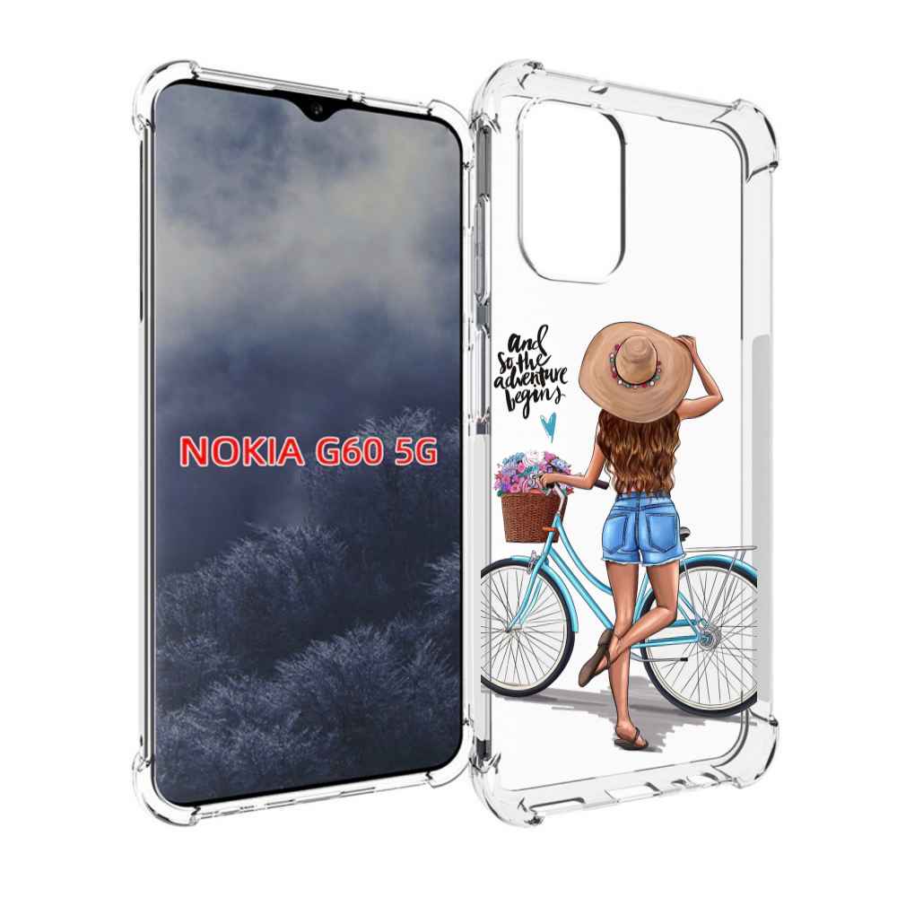 

Чехол MyPads Adventure женский для Nokia G60 5G, Прозрачный, Tocco