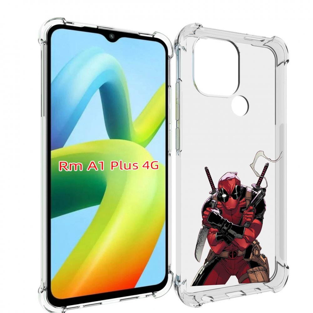 

Чехол MyPads дедпул-подмигивает для Xiaomi Redmi A1 Plus +, Прозрачный, Tocco