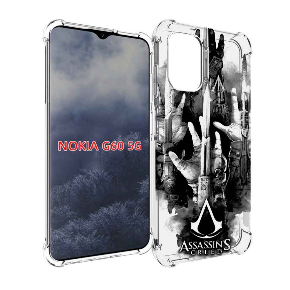 Чехол MyPads Assassin's Creed скрытый клинок для Nokia G60 5G