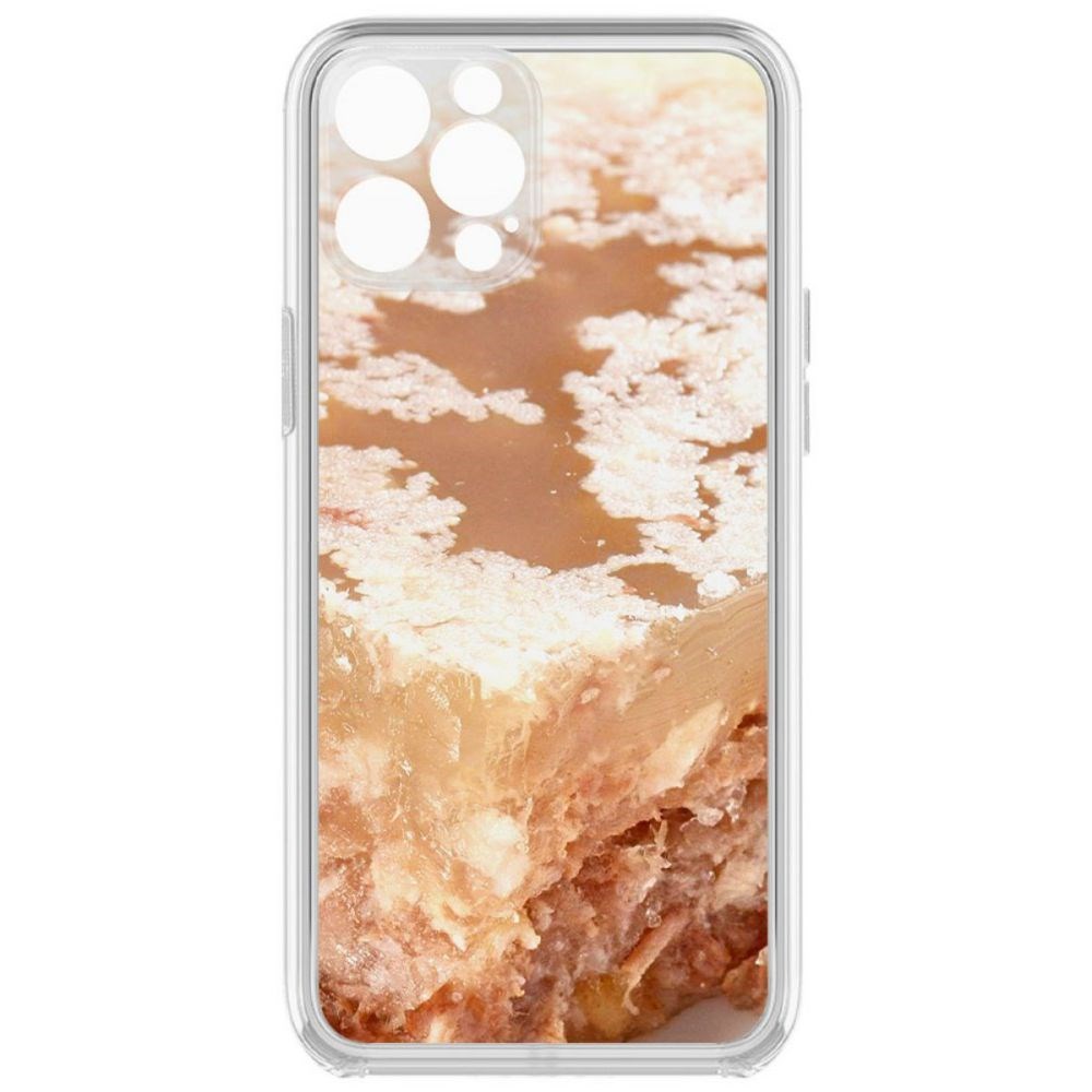 

Чехол-накладка Krutoff Clear Case Холодец для iPhone 12 Pro с защитой камеры