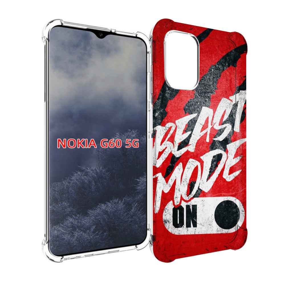 

Чехол MyPads BEAST inside You для Nokia G60 5G, Прозрачный, Tocco