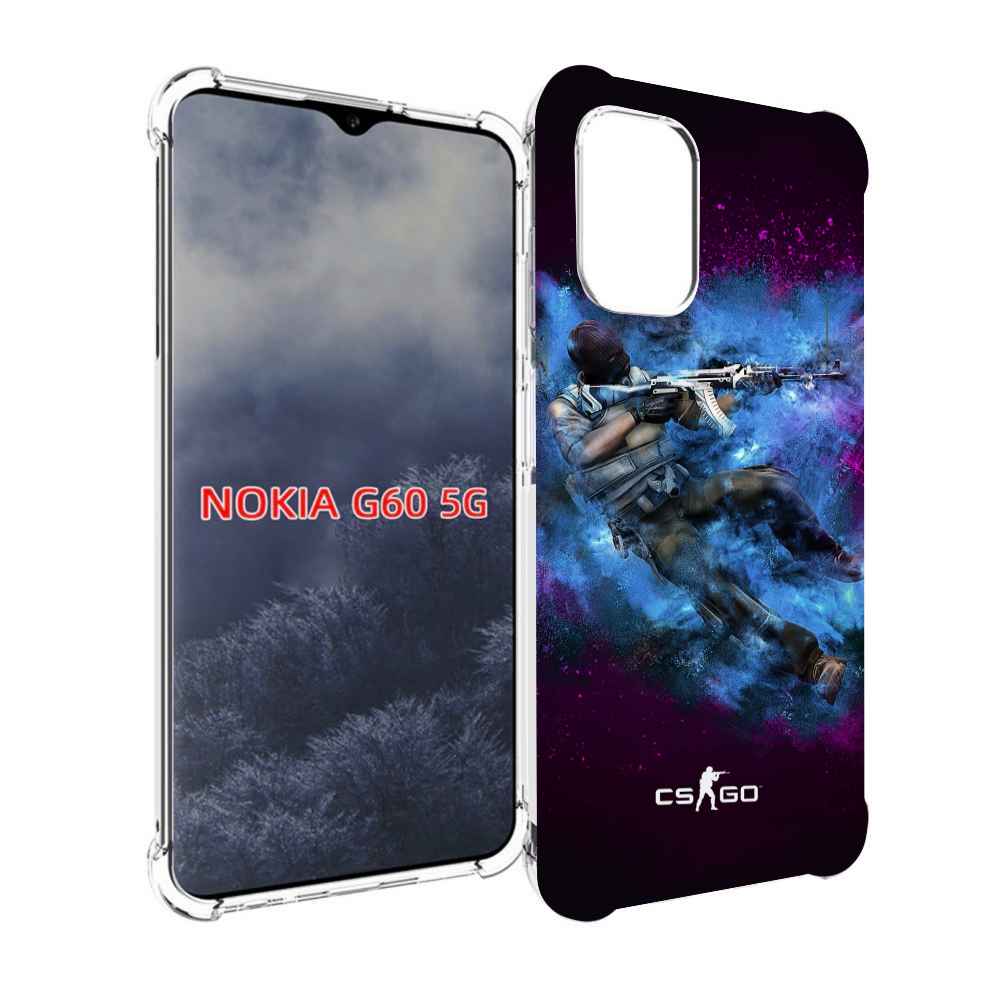 Чехол MyPads CS-go-террорист для Nokia G60 5G