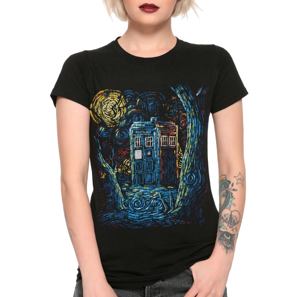 

Футболка женская DS Apparel Доктор Кто - Звёздная Ночь 331014-1 черная 2XL, Черный, Доктор Кто - Звёздная Ночь 331014-1