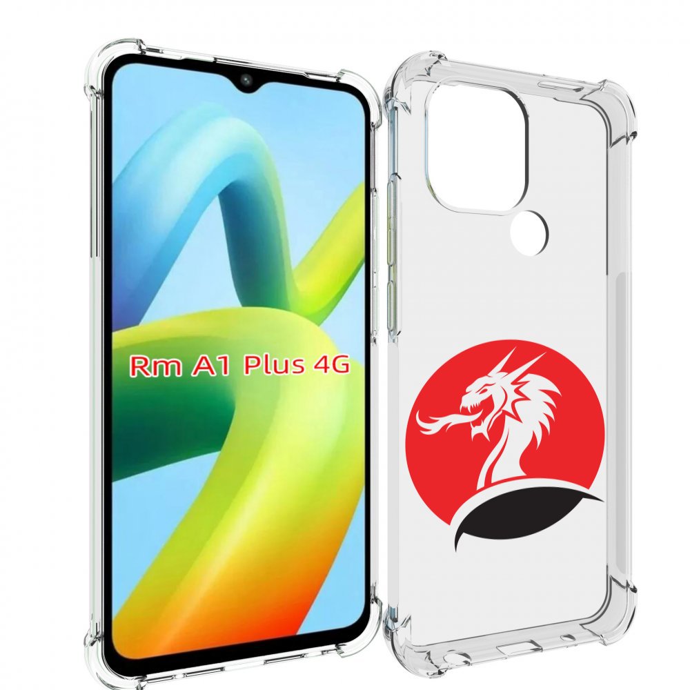 

Чехол MyPads дракон-рисунок для Xiaomi Redmi A1 Plus +, Прозрачный, Tocco