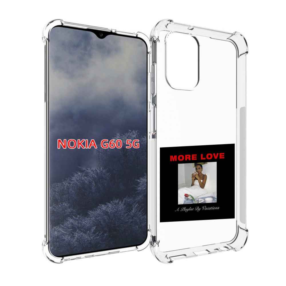 

Чехол MyPads Drake & Sade - More Love для Nokia G60 5G, Прозрачный, Tocco
