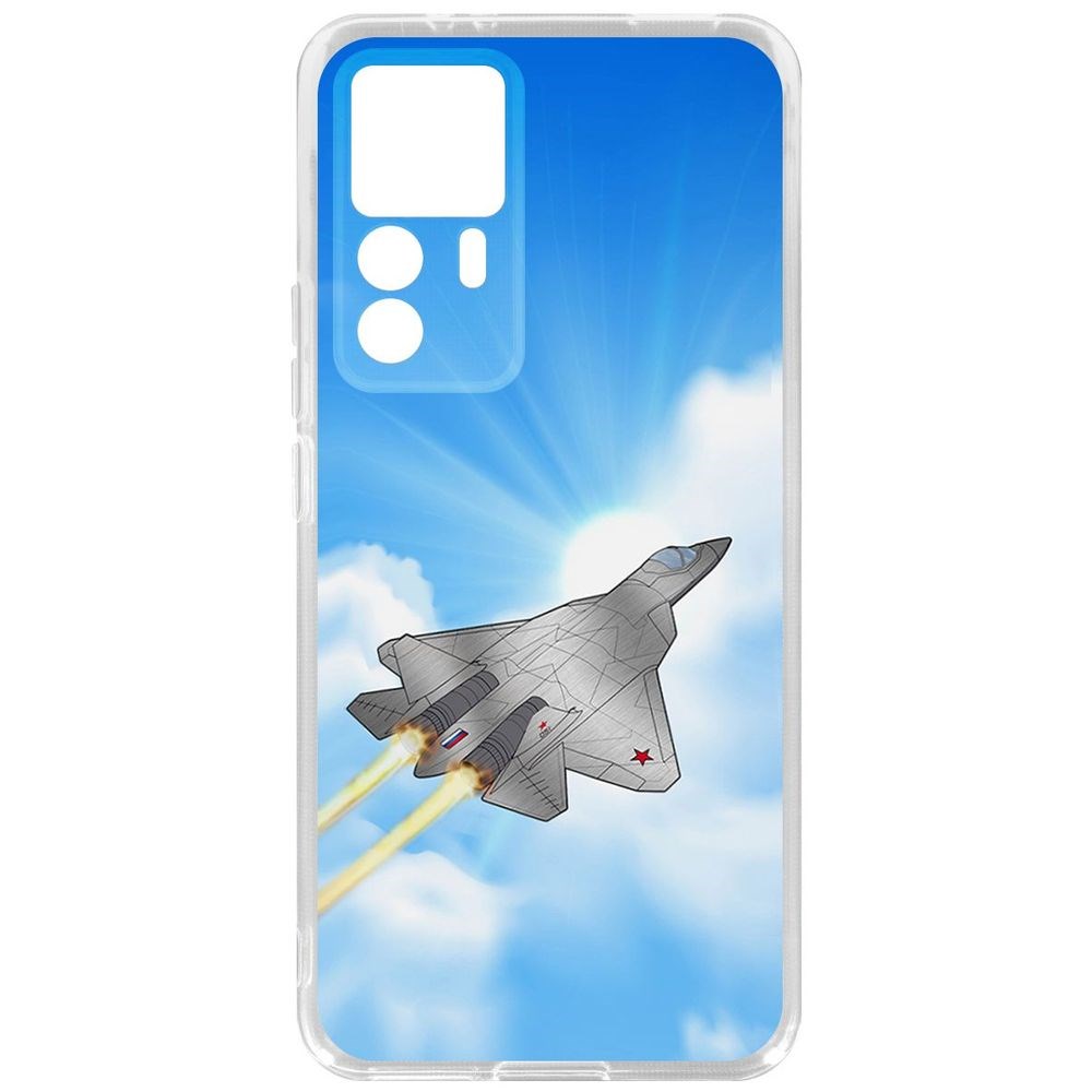 

Чехол-накладка Кейс СУ-57 для Xiaomi 12T Pro, Прозрачный