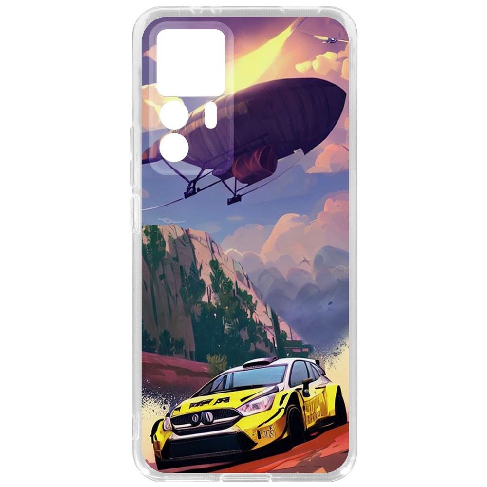 

Чехол-накладка Кейс Гонка для Xiaomi 12T Pro, Прозрачный