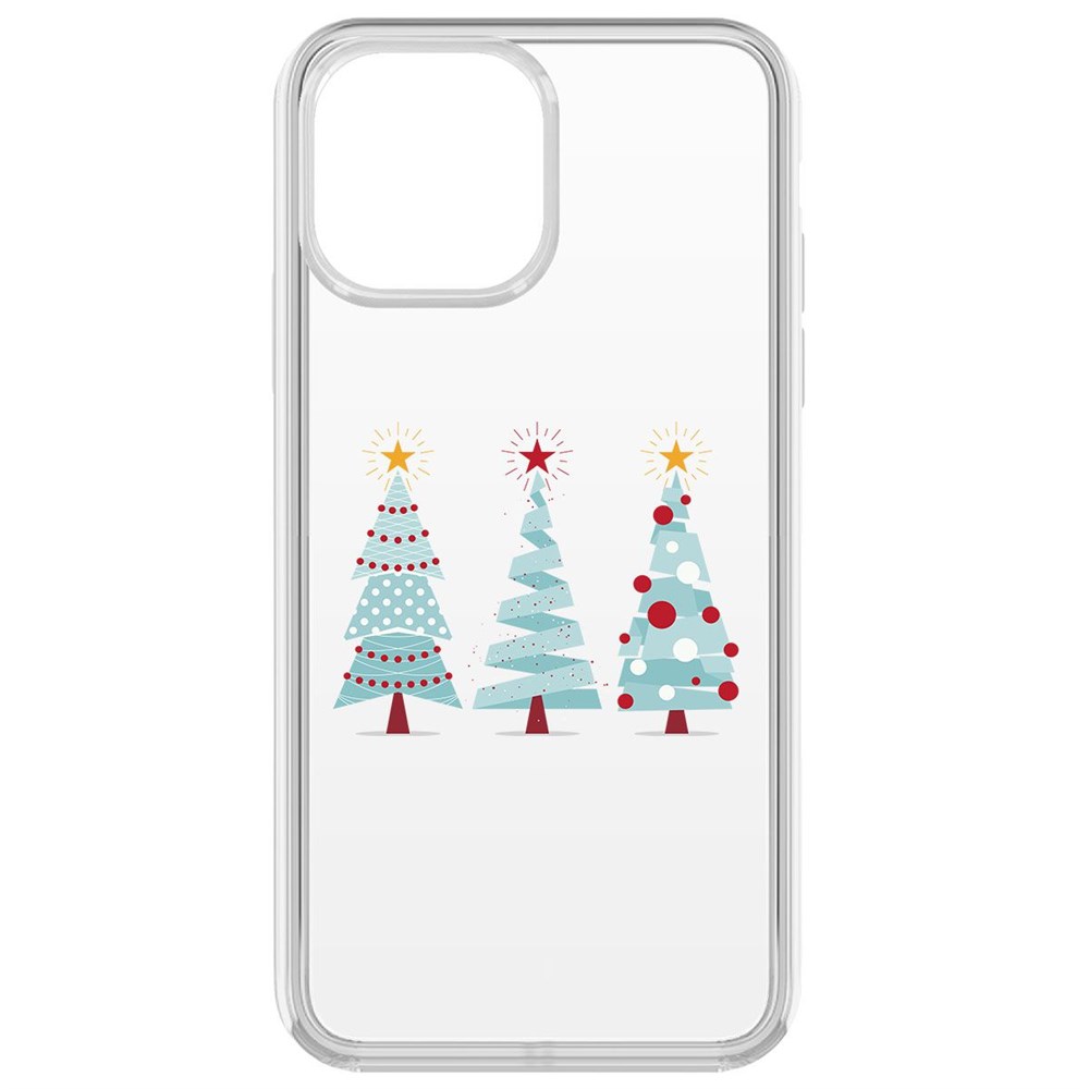 

Чехол-накладка Krutoff Clear Case Новоёлка для iPhone 13 Pro Max, Прозрачный