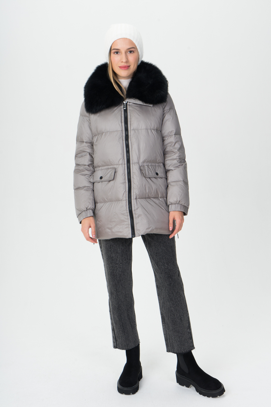 

Куртка женская Consowear WDMF 200531 серая 44 RU