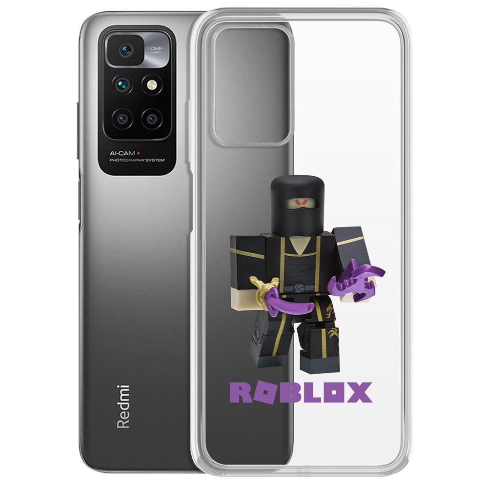 

Чехол-накладка Roblox-Ниндзя Ассасин для Xiaomi Redmi 10, Прозрачный
