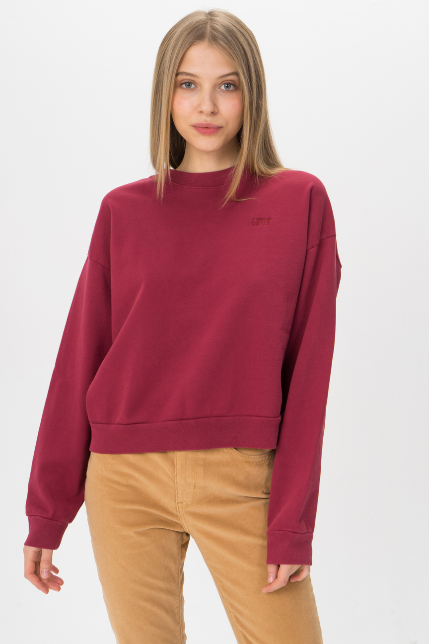 

Свитшот женский Levi's 85630-0005 бордовый 46 RU, 85630-0005