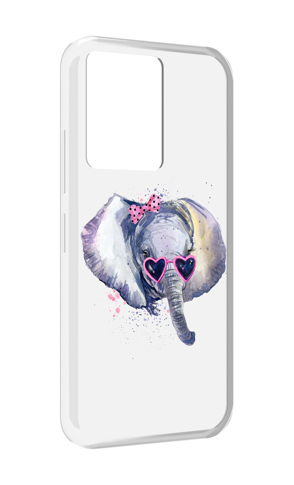 

Чехол MyPads слоник в очках для Infinix Note 12 5G X671 / Note 12 Pro 5G, Прозрачный, Tocco