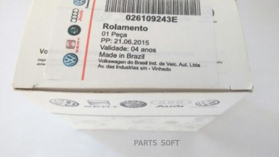 

Vag 026109243E Ролик Натяжной Грм Vw 1Шт