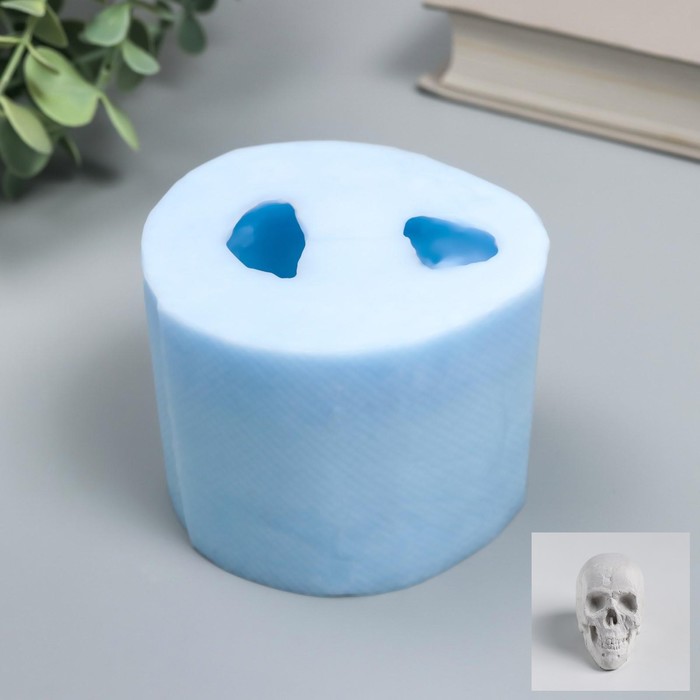 

Молд "Череп" 6,5х4х5 см МИКС, Голубой;розовый