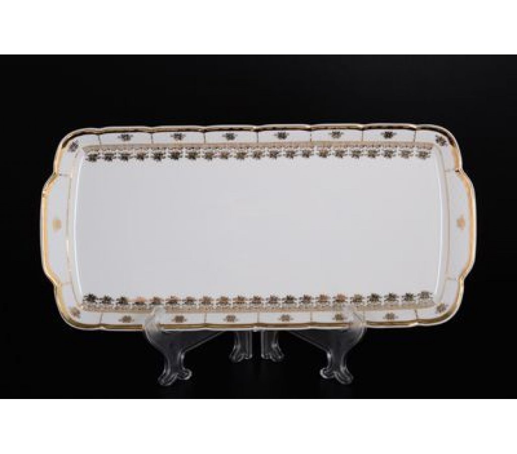 

Поднос 36 см Менуэт Золотой орнамент Thun, 15787-02