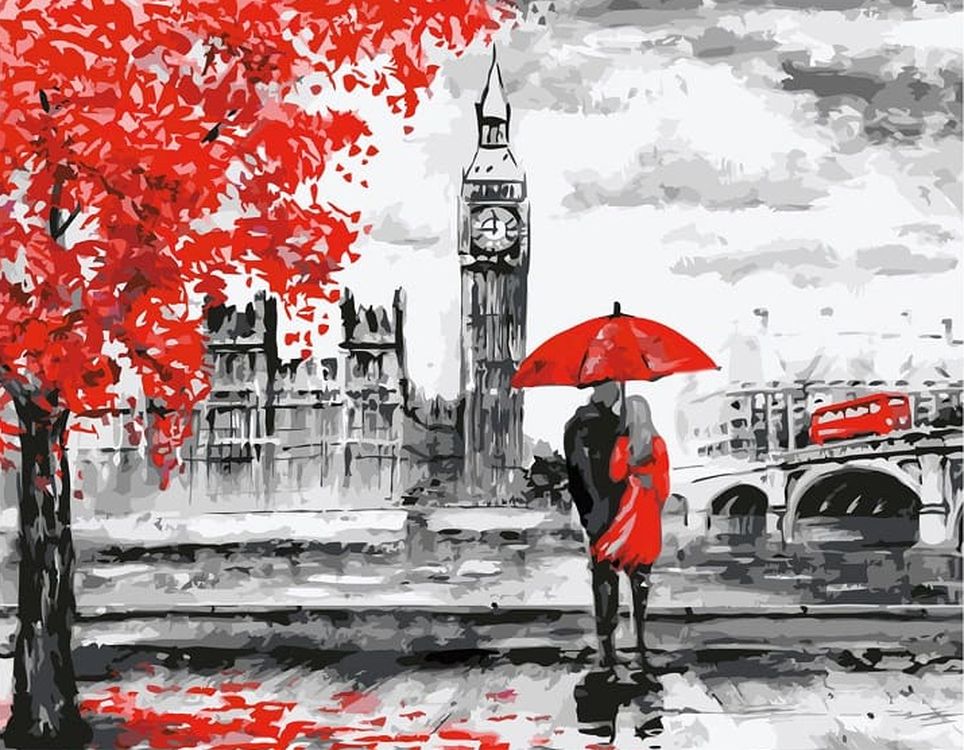 

Картина по номерам Paintboy (Premium) Прогулка вдвоем, Прогулка вдвоем