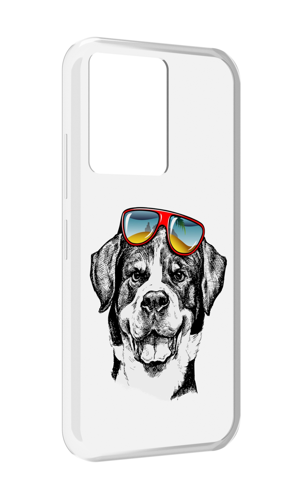 

Чехол MyPads счастливая собака для Infinix Note 12 5G X671 / Note 12 Pro 5G, Прозрачный, Tocco