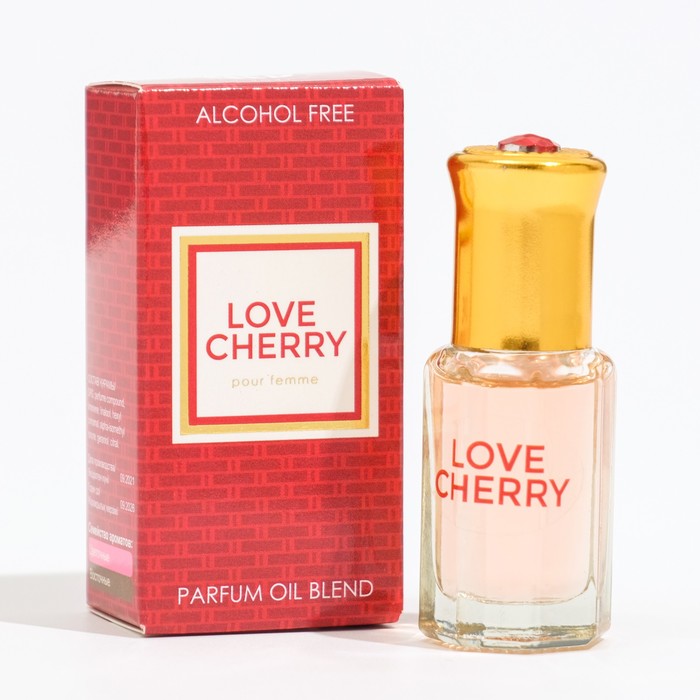 Парфюмерное масло женское Love Cherry женское Лов Шерри, 6 мл масло парфюмерно косметическое жасмин аспера 10мл